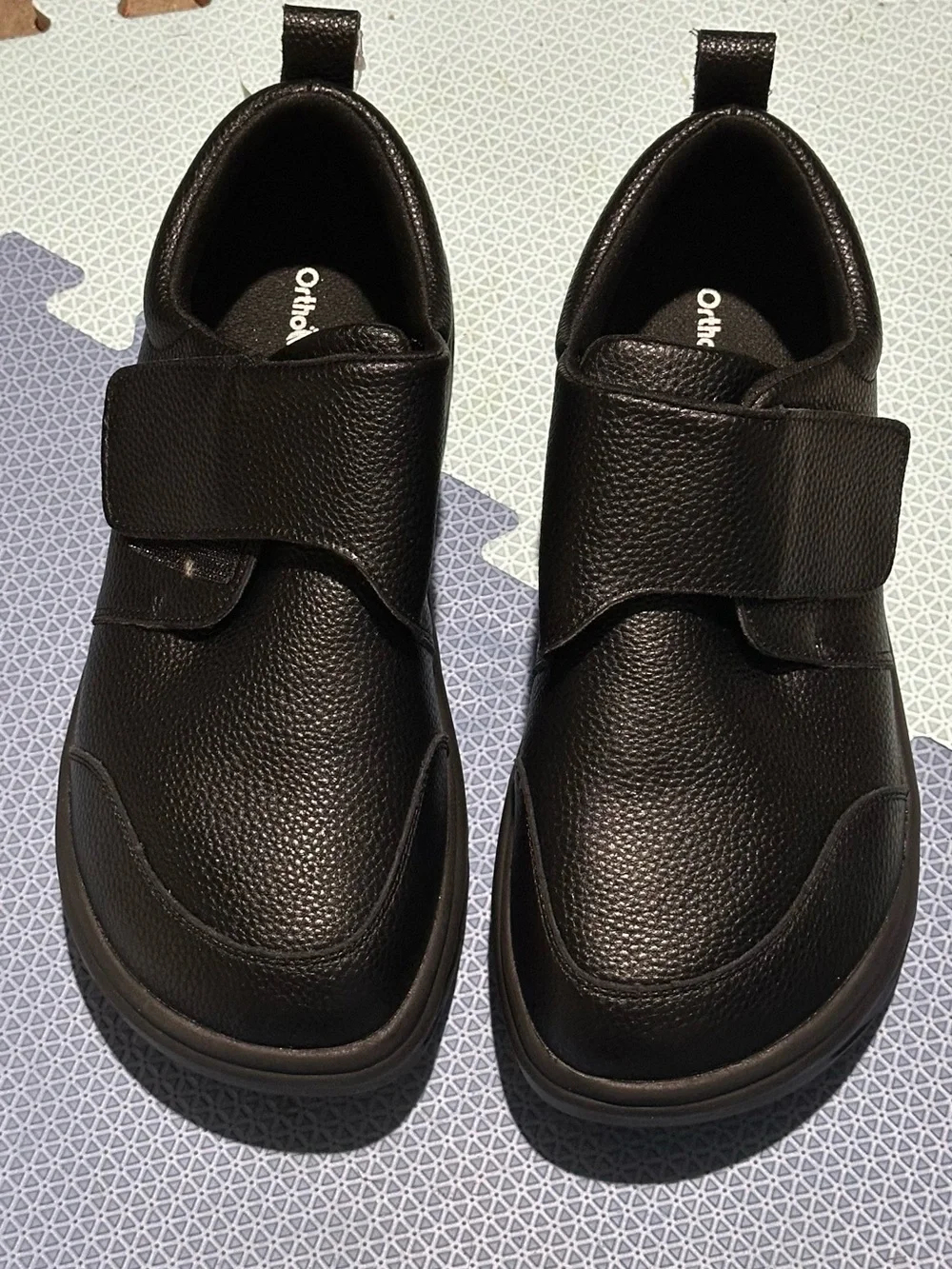 Orthopedic Comfort Men's Black Shoes sz 11